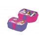 PORTAMERENDA VIOLETTA DISNEY PORTAPRANZO SCUOLA TEMPO LIBERO CM. 17,5 x 12,5 x 5,8