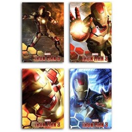 Set da 10 Quaderno IRON MEN 3 Marvel maxi Scuola elementare