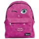 ZAINO AMERICANO BE SMART  FACE WINK  SCUOLA VIAGGIO TEMPO LIBERO CM.40