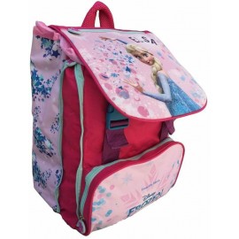 DISNEY FROZEN ELSA ZAINO ESTENSIBILE SCUOLA BORSA TEMPO LIBERO BAMBINA CM.41x31x20