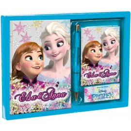 SET REGALO DIARIO RUBRICA E PENNA  FROZEN DISNEY