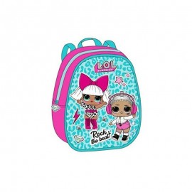 ZAINO ASILO 25CM ECO LOL ROCK DISNEY BORSA SCUOLA