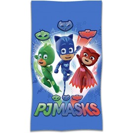 "Telo Mare PJ Masks Disney in Cotone - 140x70 cm, Super Pigiamini Bambini"