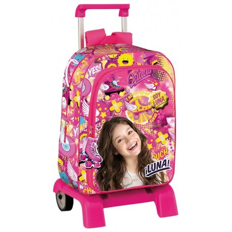 Disney Soy Luna Trolley e Zaino Scuola  Separabile - Bambina - Prodotto Originale