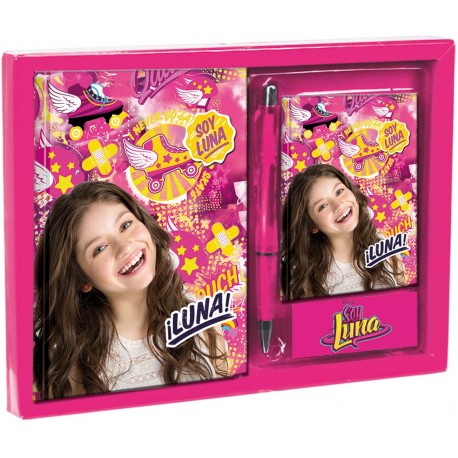 SET REGALO DIARIO RUBRICA E PENNA SOY LUNA DISNEY BAMBINA