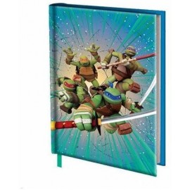 DIARIO TARTARUGHE NINJA MARVEL SCUOLA CM. 20X15X2 BAMBINO