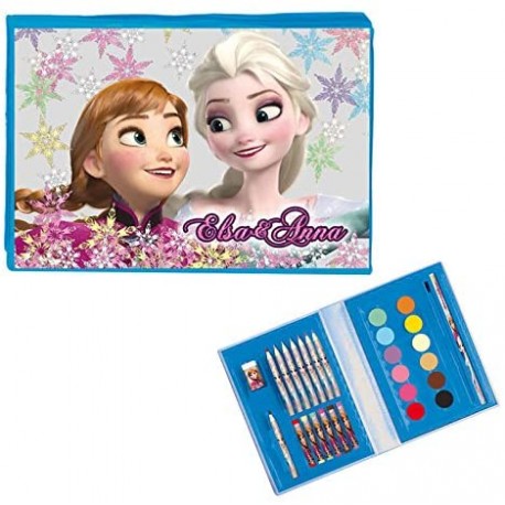 VALIGETTA COLORI FROZEN II DISNEY ELSA ANNA 30 PEZZI