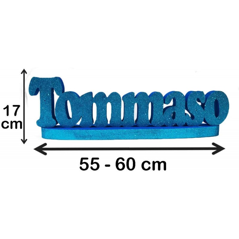 Scritta in Polistirolo Personalizzabile con Nomi Vernicia o