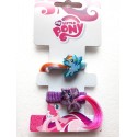 Elastici Per Capelli MY Little Pony Con Charm Disney 2 pz Cm. 16x8x1