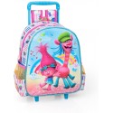 ZAINO SCUOLA ASILO TROLLS CON TROLLEY BAMBINI  SCUOLA E TEMPO LIBERO CM 29X25X11