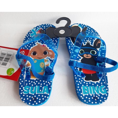 INFRADITO SCARPE BAMBINI BING CONIGLIETTO BLU C CIABATTE MARE SPIAGGIA-PISCINA-SPORT