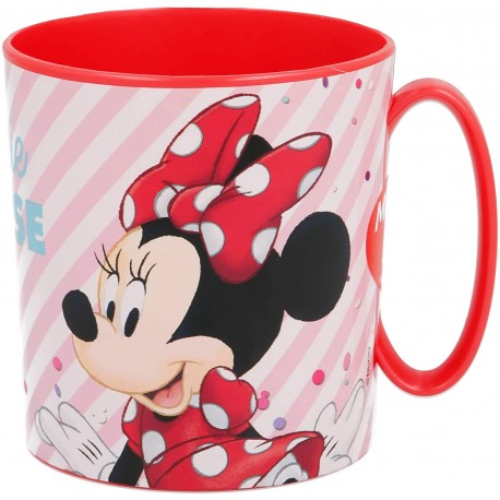 Tazza Minnie Mouse in plastica con manico  microonde Disney 350ml