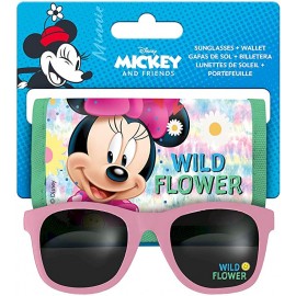 Set Portafoglio con Occhiali da Sole Minnie Mouse Disney