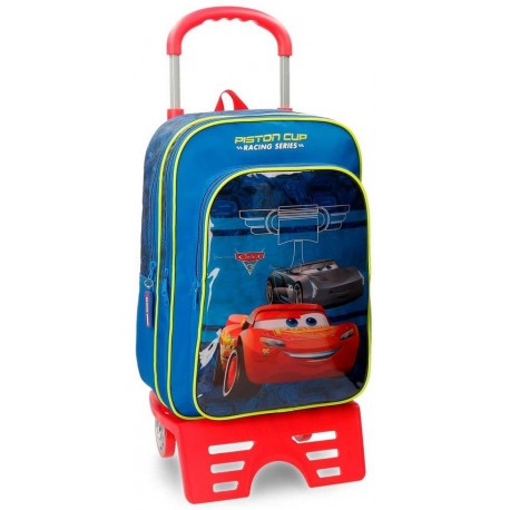 ZAINO TROLLEY DISNEY CARS SCUOLA ELEMENTARE  30 cm x 40 cm x 16 BAMBINO