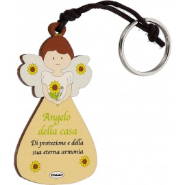 PORTACHIAVI IN LEGNO ANGELO DELLA CASA CM 8