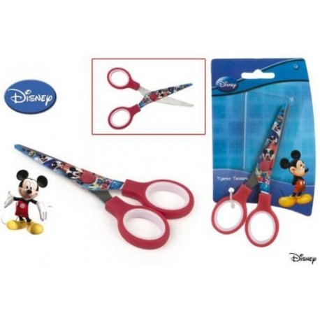 Forbici per bambini Disney Mickey Mouse Topolino con punta tonda. Scuola e tempo libero