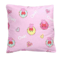 CUSCINO PEPPA PIG 40X40 CM ROSA CON CUORI IDEA REGALO BAMBINA