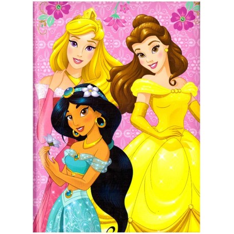 Diario Scuola 10 Mesi Disney Princess - Principesse Disney -  (Aurora, Jasmine E Belle) CM. 20X15X2 BAMBINA