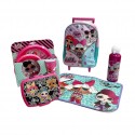 KIT SCUOLA ASILO ZAINO TROLLEY +  ACCESSORILOL SURPRISE DISNEY COMPLETO