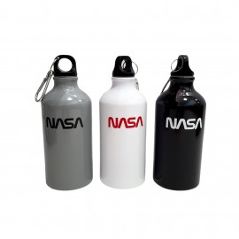 BORRACCIA ALLUMINIO NASA 500ML  Bottiglia Sportive Borracce per Scuola, Sport, Palestra,