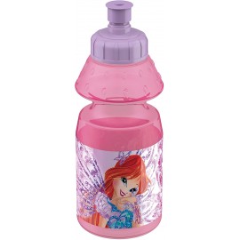 Borraccia Sport Winx Disney Sport Plastica con Beccuccio ML. 400 - Idea Regalo per Bambina