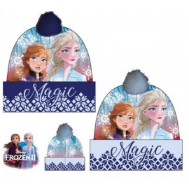 CAPPELLO INVERNALE BAMBINA DISNEY FROZEN CON PON PON