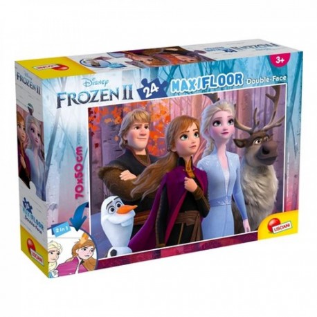Puzzle Disney Frozen Double-Fac - 24 Pezzi Maxi Giochi e colora