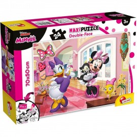 Puzzle Disney Minnie Mouse Double-Fac - 24 Pezzi Maxi Giochi e colora