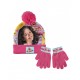 Disney Set 2 pezzi cappello + guanti  invernali Soy Luna Bambina