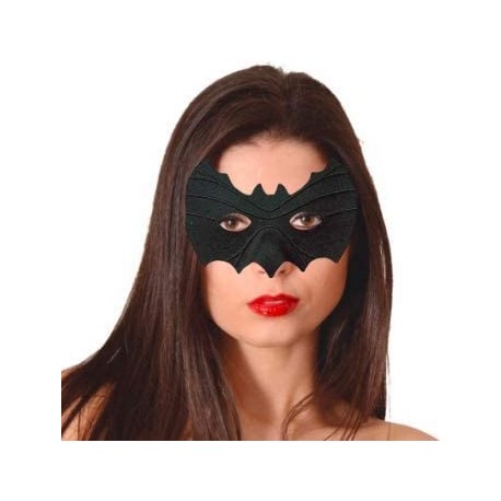 Maschera Halloween/Carnevale Domino Pipistrello