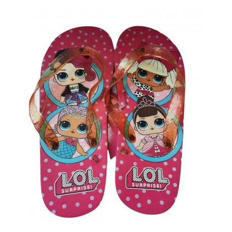 INFRADITO DISNEY LOL SURPRISE CIABATTE MARE SPIAGGIA FLIP FLOP 33-34