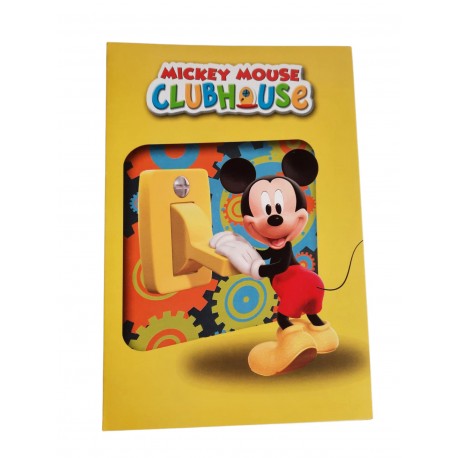 Biglietto Augurale Disney Mickey CM 17X11 Compleanno e Festa Topolino