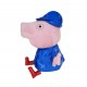 Pupazzo Peppa Pig con Impermeabile Blu 30 cm Peluche