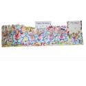 BIGLIETTO AUGURALE HAPPY BIRTHDAY ELEFANTINI 5 ANTE 60X16