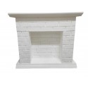 Fireplace in polystyrene Faux furniture 100x30x90 cm depth 20 cm