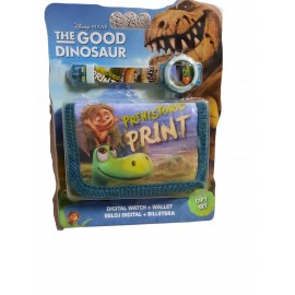 Disney Set portafoglio + orologio digitale The Good Dinosaur