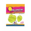 Palloncini Lattice Monocolore 9" Cm. 25 Verde Chiaro - Blister 20 Pezzi