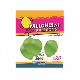 Palloncini Lattice Monocolore 9" Cm. 25 Verde Scuro - Blister 20 Pezzi