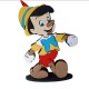 Sagoma di Pinocchio in Polistirolo Personalizzata, Perfetta per Feste di Compleanno, Nascite e Altri Eventi Speciali!"
