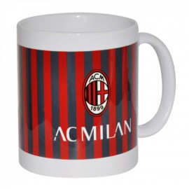 Tazza Mug Ceramica Stemma AC Milan Prodotto Ufficiale Idea Regalo Calcio Rossoneri
