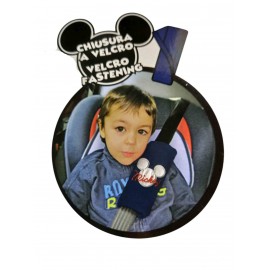 Passacintura sicurezza con chiusura in velcro TOPOLINO. per Auto Bambini MICKEY Diseny