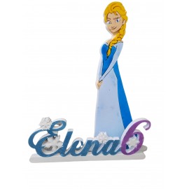 Sagoma Disney Frozen Personalizzata in polistirolo per compleanno - Nome e Numero 70CM