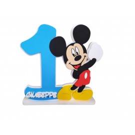 Sagoma in Polistirolo Mickey Mouse - Topolino Disney Personalizzata per Compleanni, Feste e Party - Dimensioni 70 cm"