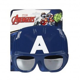 Marvel Avengers Occhiali Da Sole, Maschera, Bambino, Capitan America, Protezione UV 400