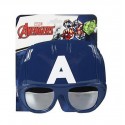 "Occhiali Sole  con Maschera per Ragazzi Avengers Capitan America Marvel