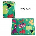 Tovaglietta pranzo cotone Disney Dinosauro asciugamano bambini per asilo e scuola 30x40 cm