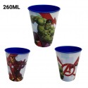 Bicchiere Plastica Avengers Hulk Iron Men Supereroi Marvel 260 ml