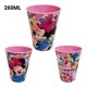 Bicchiere Plastica Minnie Disney 260 ml Scuole e tempo libero Bambina