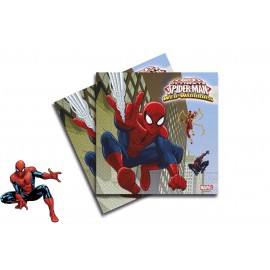 Tovaglioli di carta Marvel Spiderman 33 x 33 cm Conf. 20pz - Feste Compleanno a Tema
