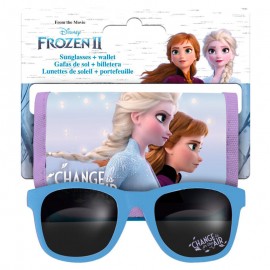Set Portafoglio con Occhiali da Sole Frozen 2 Elsa Anna Olaf Disney